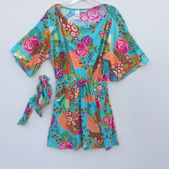 Trina Turk Dresses & Skirts - Trina Turk Tokyo Bay Beach Swim Tunic Cover Up
